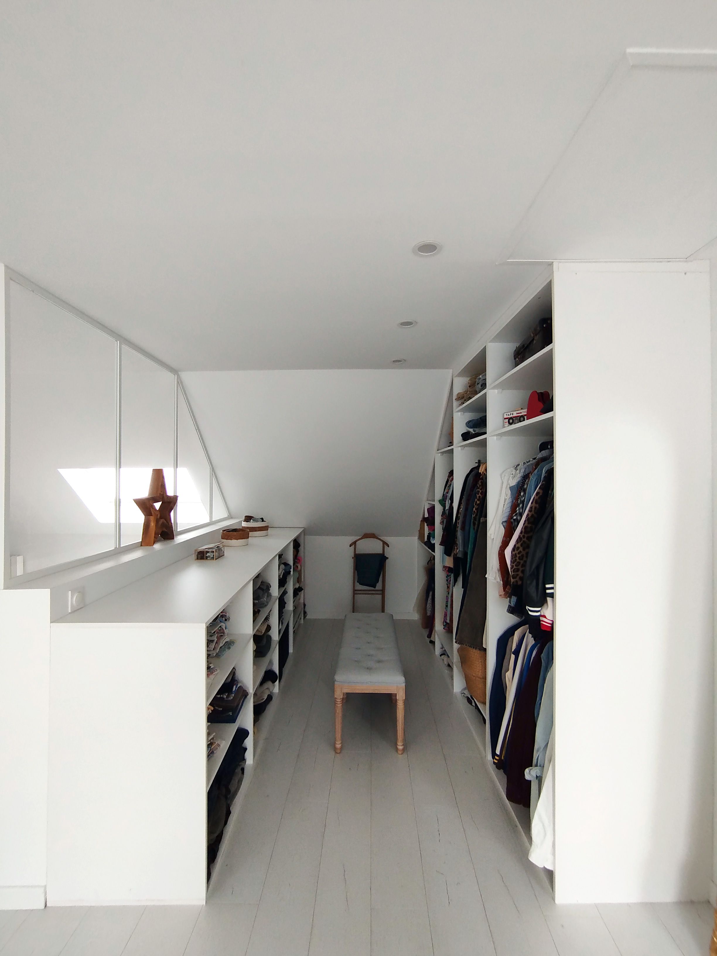 Dressing sous combles sur mesure